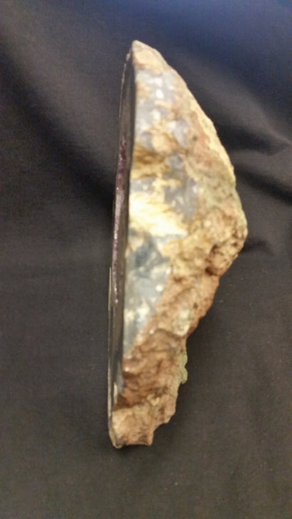 Amethyst with Agate Eyes