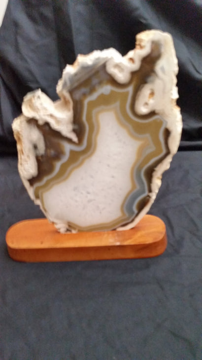 Agate Slice With Swirls