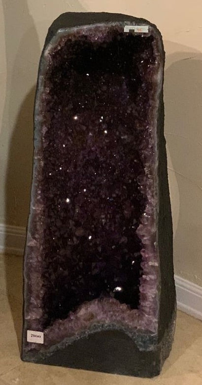 Amethyst Cathedral, dark purple 27.5"