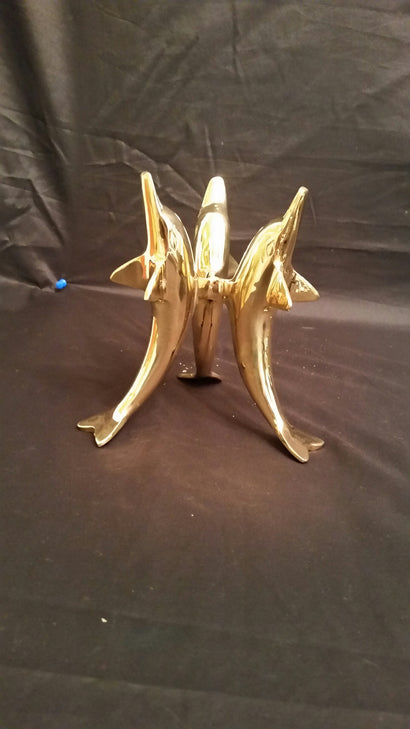 Dolphin Brass Stand