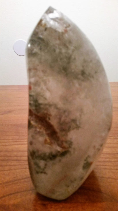 Quartz Crystal with Colorful Inclusions