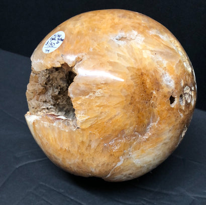 Yellow agate sphere
