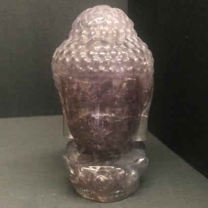 Fluorite guan yin head