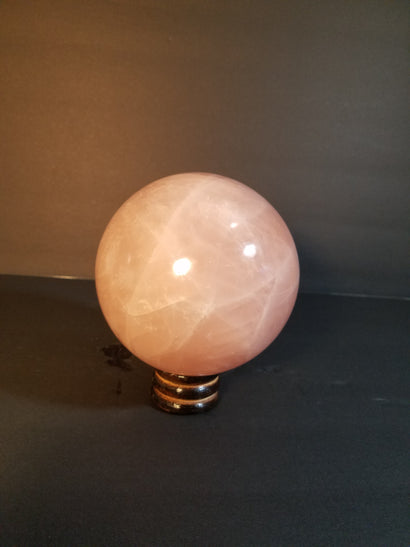Rose Quartz Sphere, large